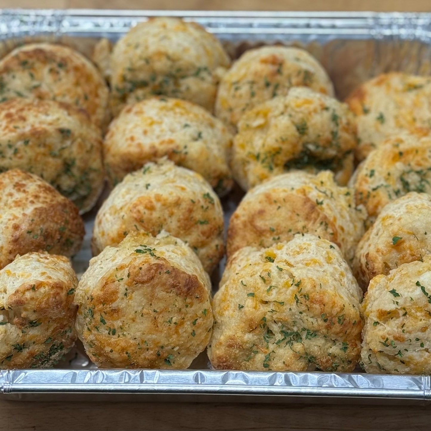 Garlic Cheddar Biscuits - Catering