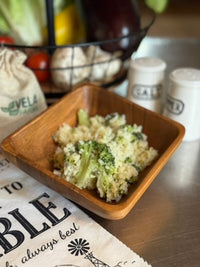 Broccoli Rice Casserole - Thanksgiving Catering Pan