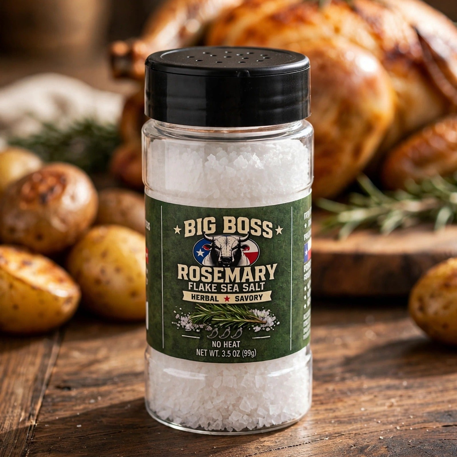 Big Boss Rosemary Flake Sea Salt